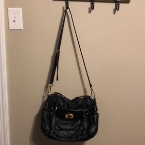 Large Faux Leather Crossbody Bag